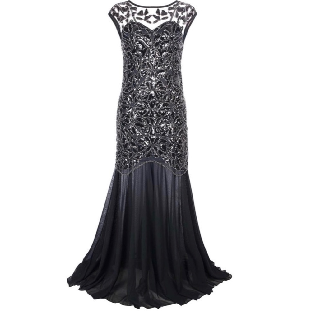 Sequin Gatsby Flapper Formal Dress